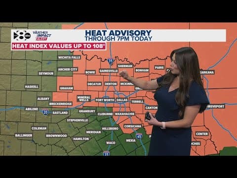 DFW Weather: High temperatures prompt heat advisory in North Texas