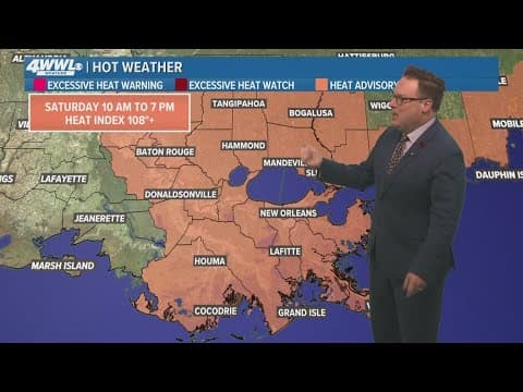 Weather Impact Alert: 'Excessive Heat Advisory' continues over weekend