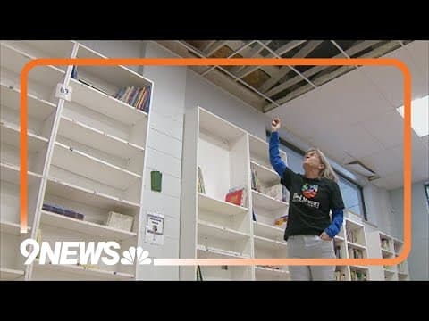 School books ruined, but replaced with kindness