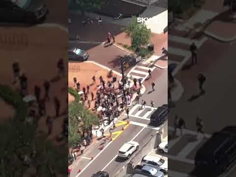 Anti-ICE protests held in downtown Tampa #protests #ice #10tampabay