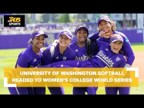 'Represent the purple and gold': UW softball heading to Women’s College World Series