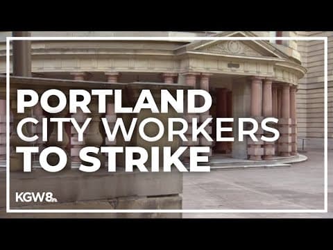 More than 600 Portland city laborers to strike next week