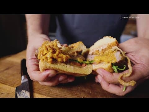 Celebrity chef Aldo Lanzillotta offering frozen Juicy Lucys