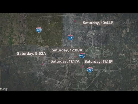 5 people, including juvenile, injured in 5 separate shootings in Columbus on Saturday