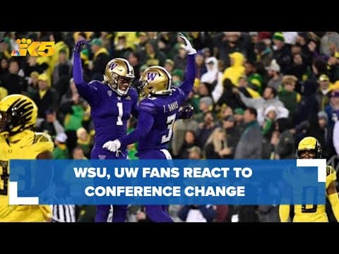 WSU, Washington fans react to conference change announcement