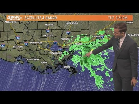 New Orleans Weather: Soggy Tuesday, strong storms possible Wednesday