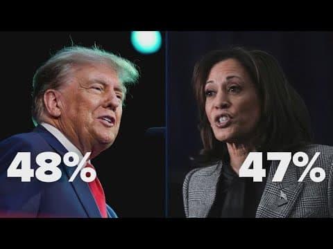 Polls show Kamala Harris stands a chance against Donald Trump in presidential election