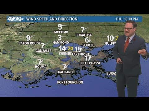 Weather: watching gulf low, increasing winds and potential rainfall