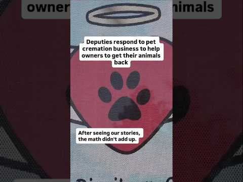 Deputies respond to pet cremation business to help owners get their animals back