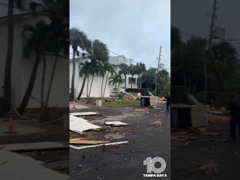 Tornado damage in #Clearwater #Florida