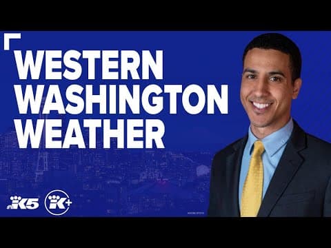 Rain moves in - and it's sticking around | KING 5 Forecast