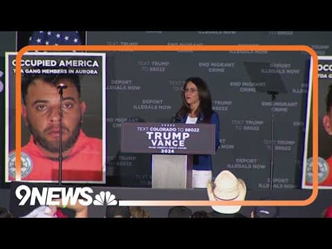 Lauren Boebert Speaks at Donald Trump Rally in Colorado
