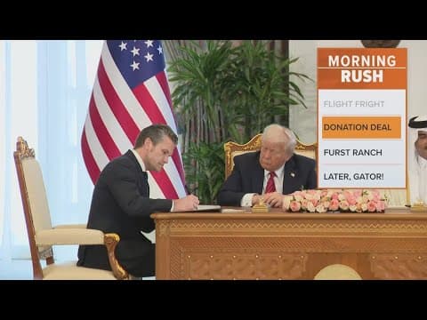 US receives new plane, destined to become Air Force 1, from Qatar