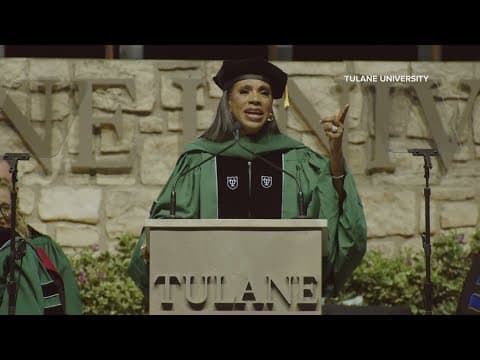 Tulane University Graduation returns to the Superdome in New Orleans