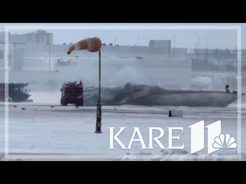 Minneapolis plane crashes at Toronto airport; multiple injuries reported