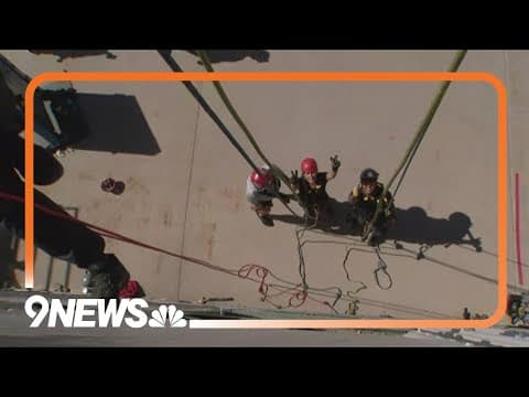 Rope rescue training with Hook and Ladder Academy