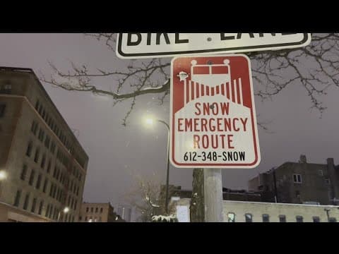 Minneapolis, St. Paul under snow emergencies on Wednesday morning