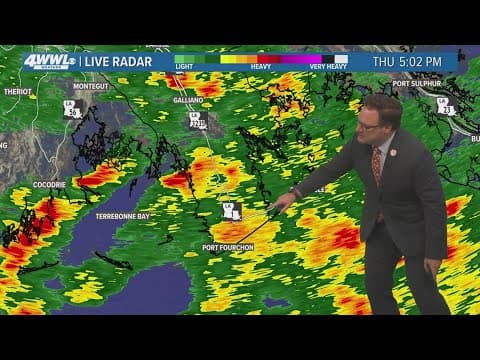 Thursday 5PM First Weather: Rain arrives for potential wet end of week