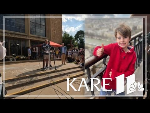 Who were the two children killed in the mass shooting at Annunciation Church?