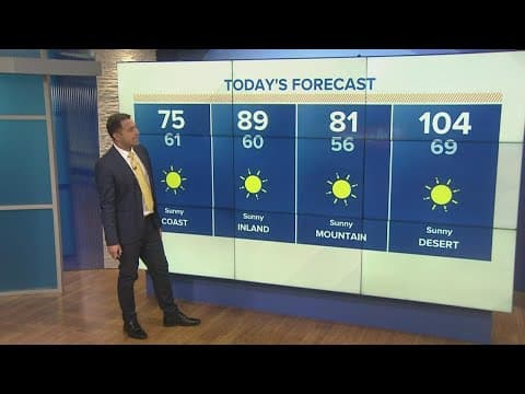 San Diego County to see sizeable warmup this week