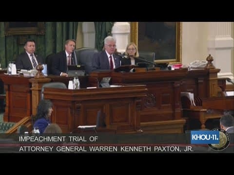 Ken Paxton impeachment trial: Alleged mistress Laura Olson deemed unavailable to testify
