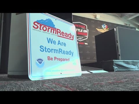 Indianapolis Motor Speedway recognized by NWS for severe weather preparedness
