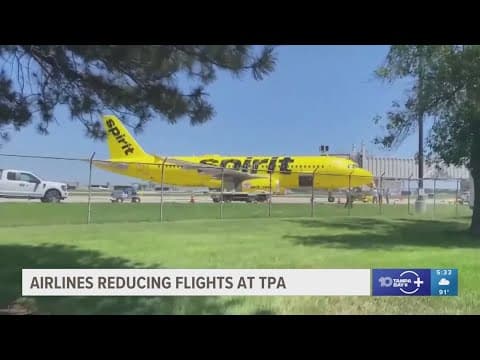 Spirit, JetBlue cut dozens of summer flights out of Tampa International Airport
