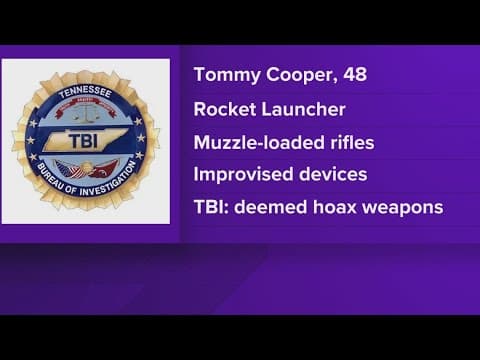 "Hoax" weapons found at Morgan Co. home, including rocket launcher