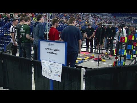 Over 300 teams competing in Indiana State Robotics Championship inside Lucas Oil Stadium