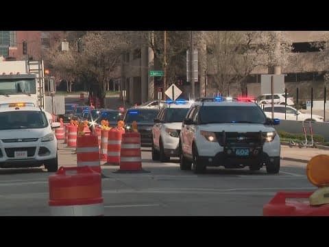 Columbus police hold procession for officer killed in off-duty crash