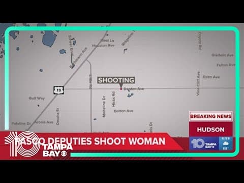 Sheriff's office: Deputy shoots woman armed with knife in Pasco County