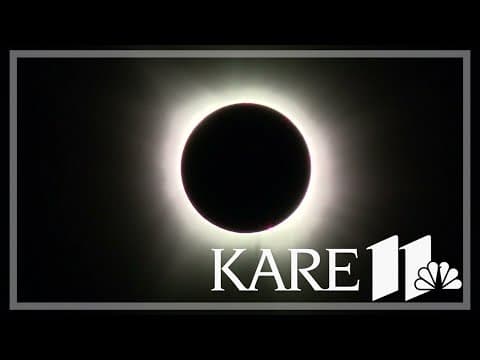 Cheers erupted in Dallas as the solar eclipse hit totality Monday afternoon.