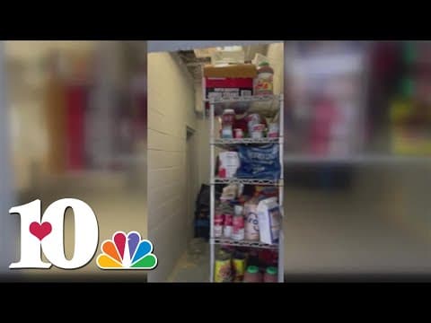 Agency's kitchen damaged from pipe burst