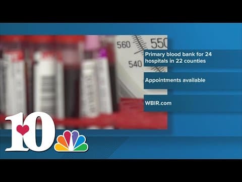 MEDIC Regional Blood Center 'urgently' asking for O Negative, O Positive donations