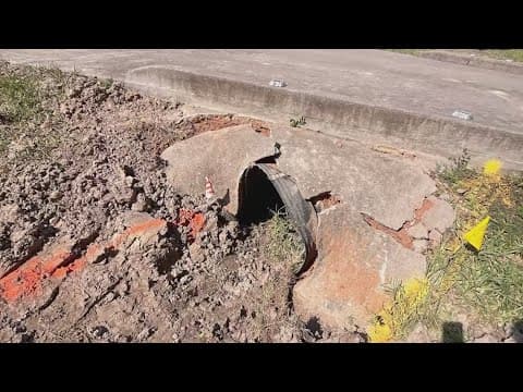 Fiber company vows to cover expenses after construction crews damage Conroe man's property