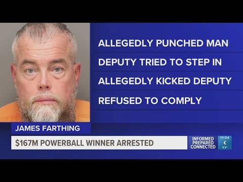 Kentucky Powerball winner arrested in Florida after allegedly kicking deputy in the face