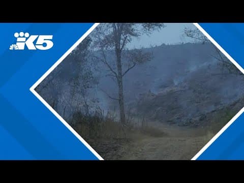 Fire threatening dozens of homes in Belfair