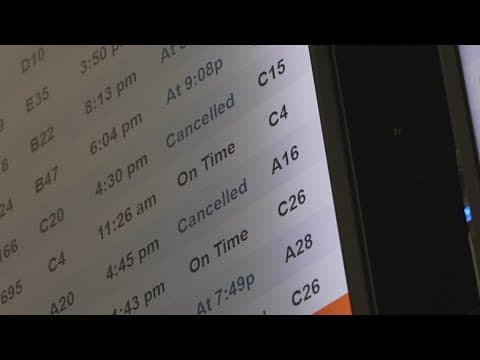 Weather causes flight delays and cancellations in North Texas over Labor Day weekend