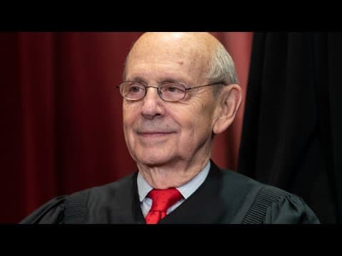 Supreme Court Justice Stephen Breyer retiring, reports say