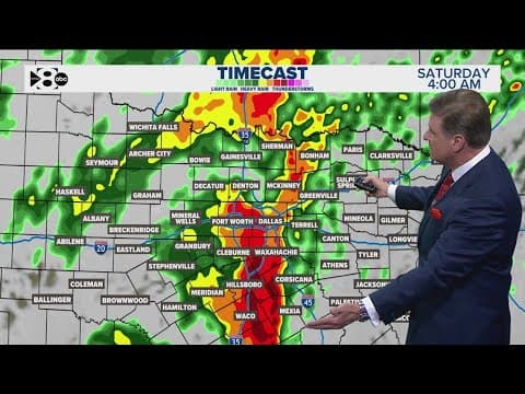 DFW Weather: More storms on the way early Saturday