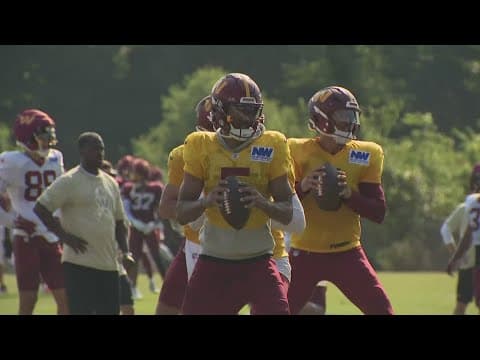 Commanders back to work at training camp in Ashburn