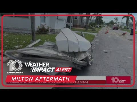 Bradenton mobile home park heavily damaged from Hurricane Milton