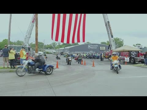 Motorcyclists take part in 30th and final Riley Miracle Ride