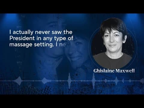 Ghislaine Maxwell says she doesn't believe in Jeffrey Epstein's death conspiracy