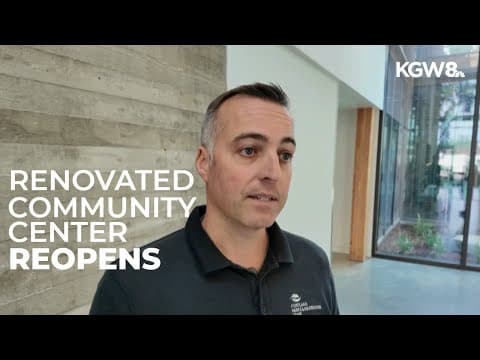 Renovated Mt. Scott Community Center reopens in Portland
