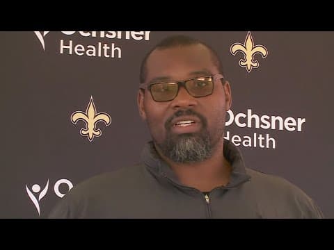 Saints 'Ring of Honor' inductee, O-line coach talks induction, progress in former 1st-round pick