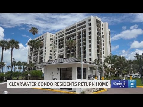 Clearwater condo residents allowed to return after crack found in pillar nearly one week before
