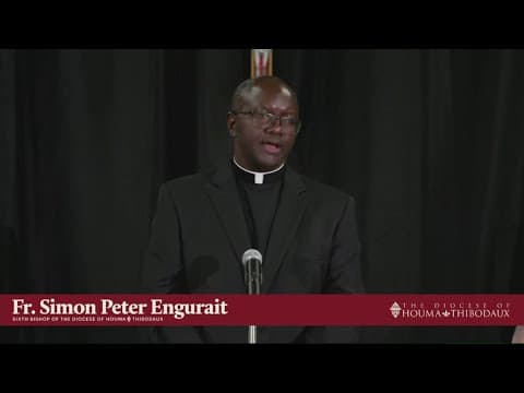 Father Simon Peter Engurait Named 6th Bishop of Houma-Thibodaux