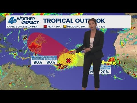Tuesday Noon Tropics Update: New tropical storm could form soon
