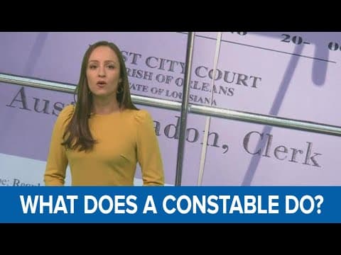 What does a constable do?